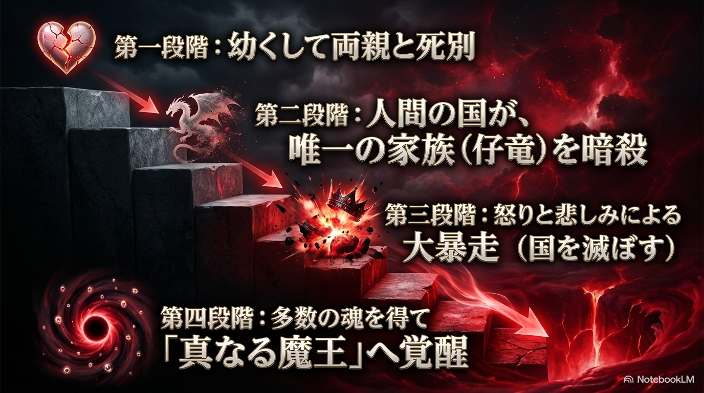 ミリムが両親と仔竜を失い国家を滅ぼして真なる魔王へ覚醒するまでの流れ