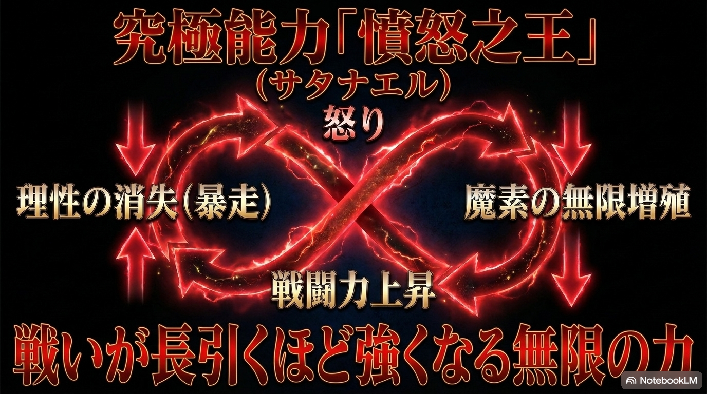 転スラのミリムが持つ憤怒之王サタナエルによって怒りと魔素と戦闘力が増大する仕組み