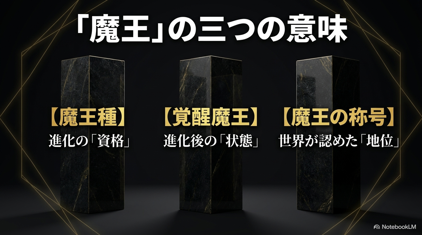 転スラにおける魔王種・覚醒魔王・魔王の称号の違い