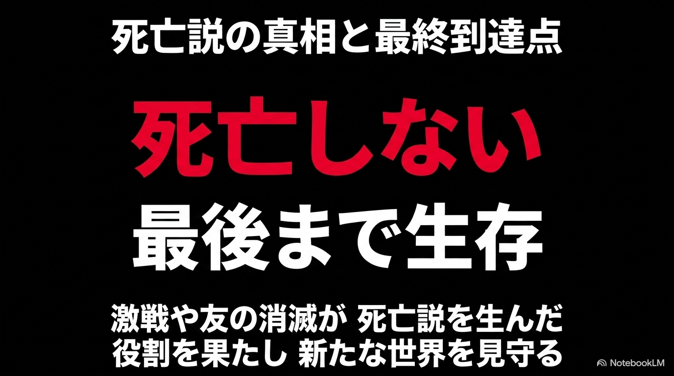 ギィ・クリムゾンは書籍版の最終決戦を生き残り、最後まで世界の調停者として活動することを示した画像