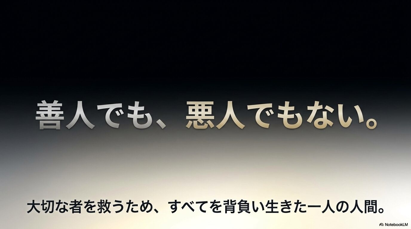 大切な者を救うためにすべてを背負って生きた善人とも悪人とも言い切れないレオンの人物像