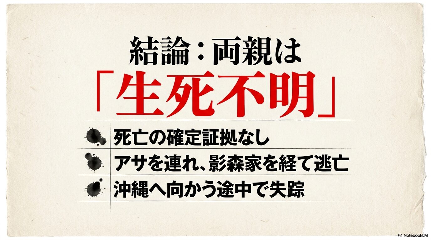 東村出身の父ミネと、沖縄出身で下界から迷い込んだ母ナギサのプロフィール紹介