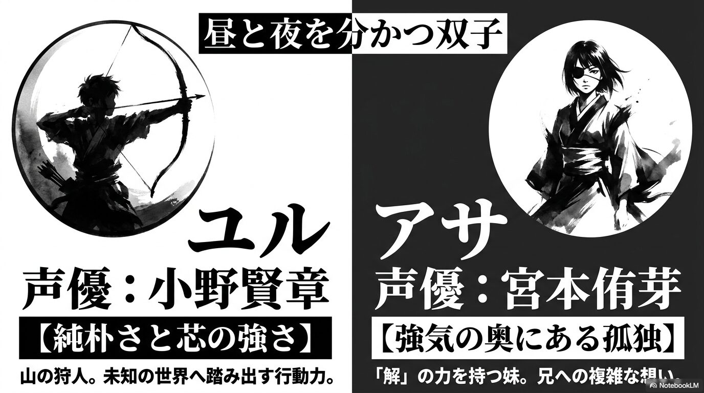 黄泉のツガイ主要キャラクター・声優名鑑(ユル・アサ)