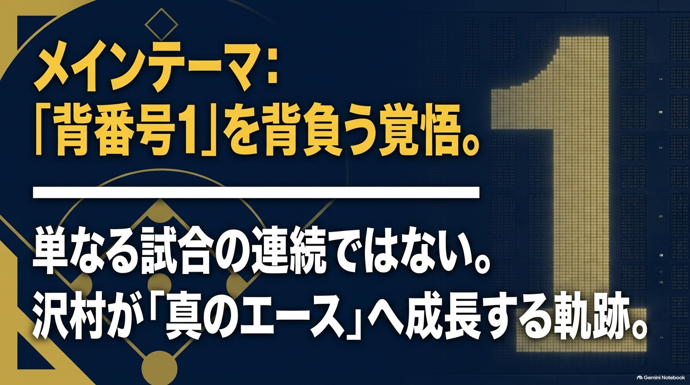ダイヤのAアニメ4期で背番号1を背負った沢村が真のエースへ成長していくテーマ